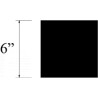 BARRA CUADRADA 6 plg NYLON 6/6 M