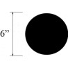 BARRA REDONDA 6 plg NYLON P ACETAL NEGRO