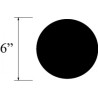 BARRA REDONDA 6 plg NYLON P ACETAL NEGRO