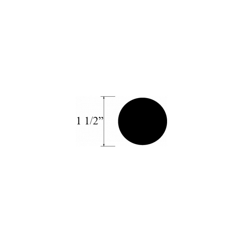 BARRA REDONDA 1 1/2 plg NYLON P ACETAL
