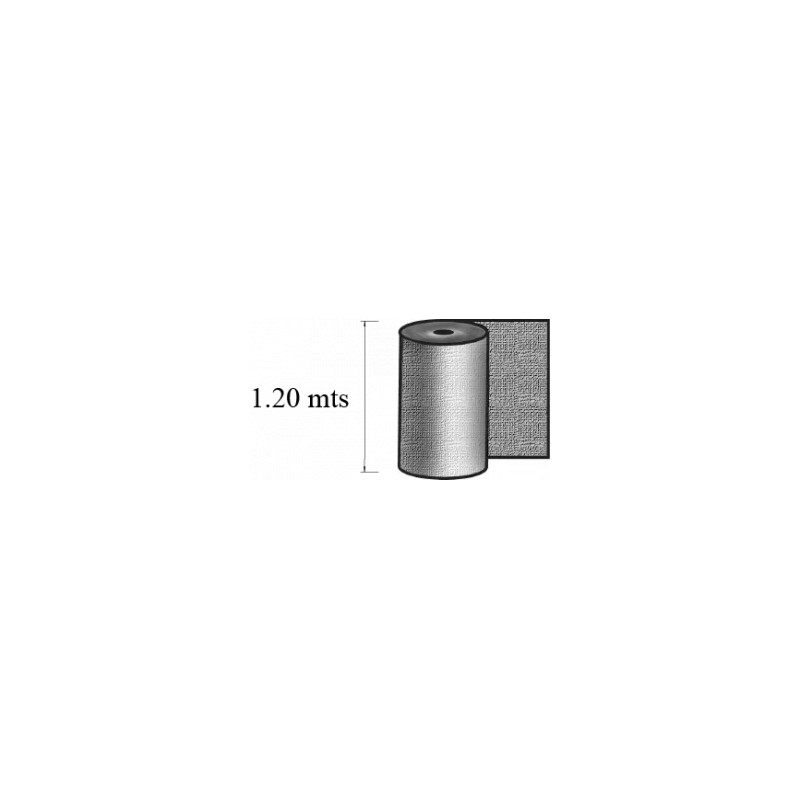 TELA MOSQUITERO FIBRA VIDRIO 1.20 mt GRIS