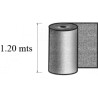 TELA MOSQUITERO FIBRA VIDRIO 1.20 mt GRIS