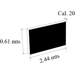 LAMINA LATON HOJA cal 20