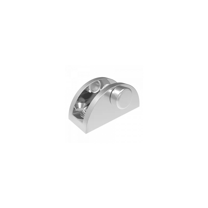 CONECTOR CURVO P/FIJOS VIDRIO TEMPLADO1111