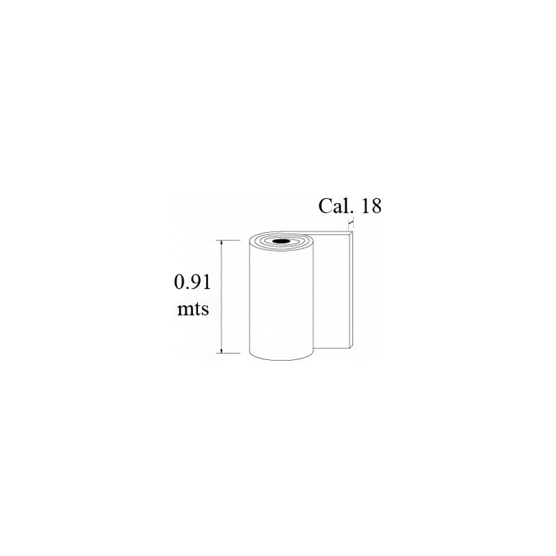 LAMINA ALUMINIO ROLLO cal 18 3 pies 3105-H14